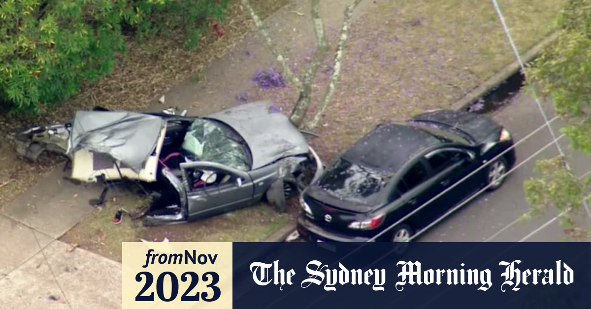 Video Two Arrested Over Sydney Crash That Killed Two Boys